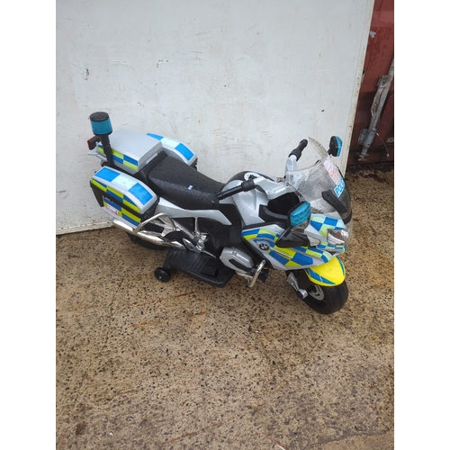 116 - BMW Ride-On Police Motorcycle Toy