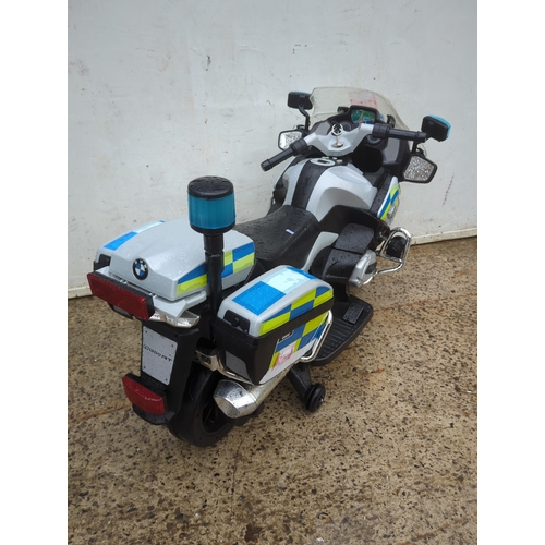 116 - BMW Ride-On Police Motorcycle Toy