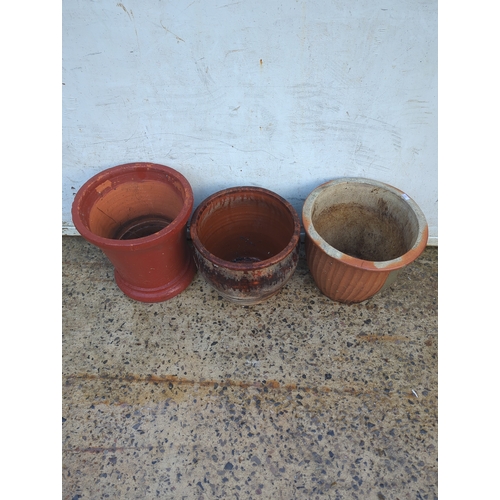 131 - Selection of Terracotta Plant Pots