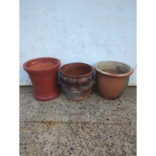131 - Selection of Terracotta Plant Pots