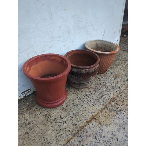 131 - Selection of Terracotta Plant Pots