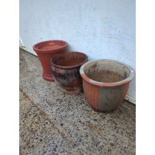 131 - Selection of Terracotta Plant Pots