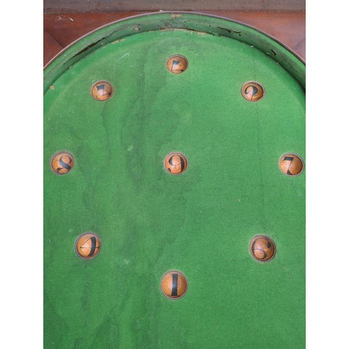 2240 - Folding Wooden Bagatelle Board