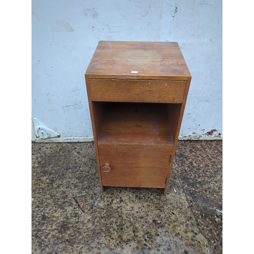 465 - Oak Cabinet with Drawer and Door