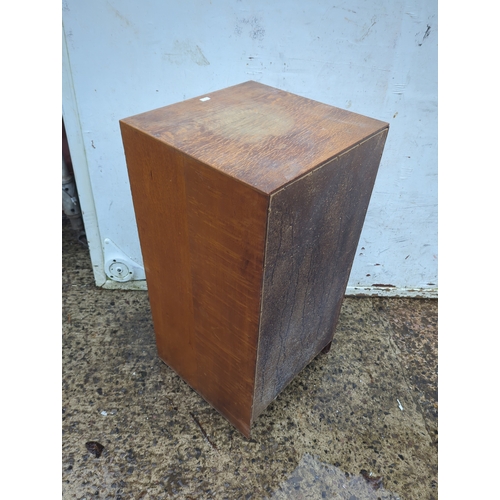 465 - Oak Cabinet with Drawer and Door