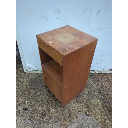 465 - Oak Cabinet with Drawer and Door