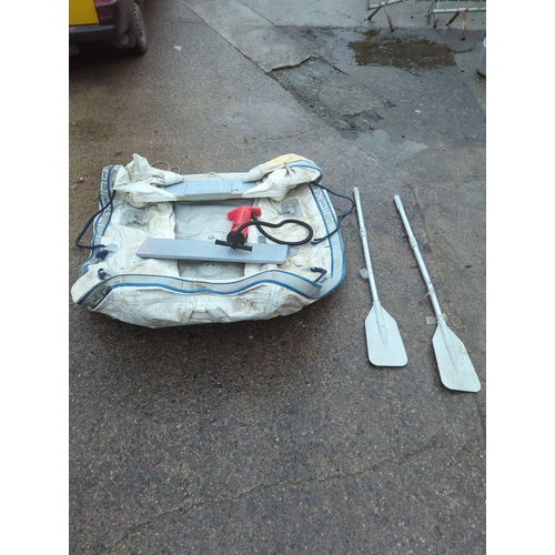 158 - Quicksilver RA240EAN Inflatable Dinghy with Oars