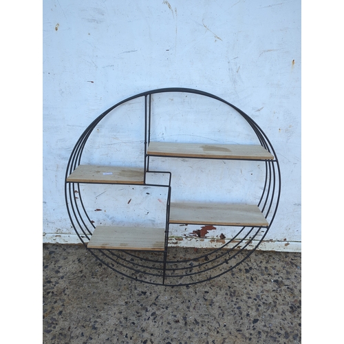 481 - Circular Metal Wall Shelf