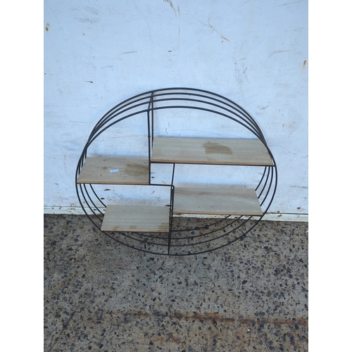 481 - Circular Metal Wall Shelf