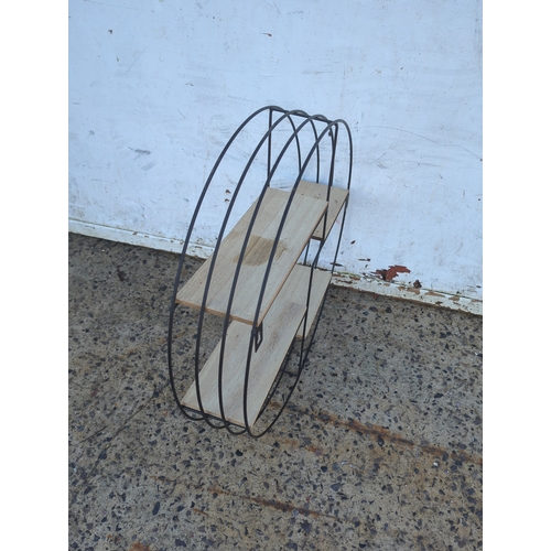 481 - Circular Metal Wall Shelf