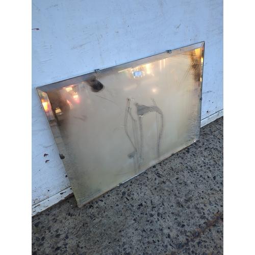 486 - Rectangular Wall Mirror with Chain