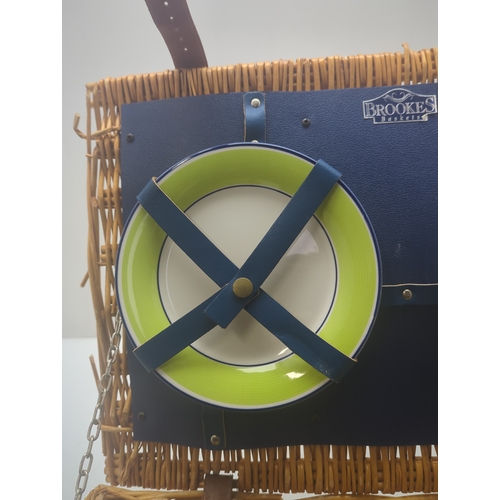 239 - Brookes Baskets Wicker Picnic Hamper