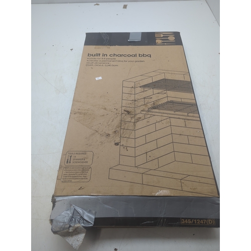 241 - Built-in Charcoal BBQ