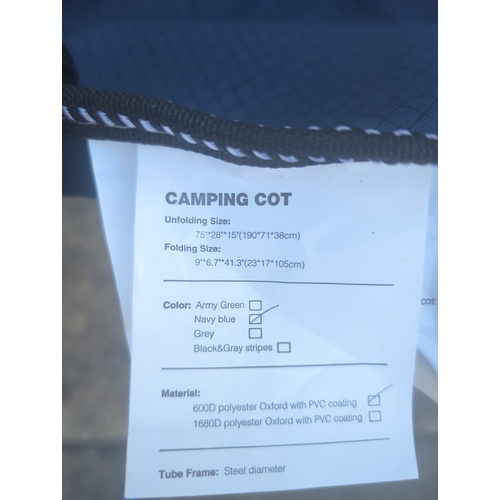 313 - Camping Cot with Carry Bag