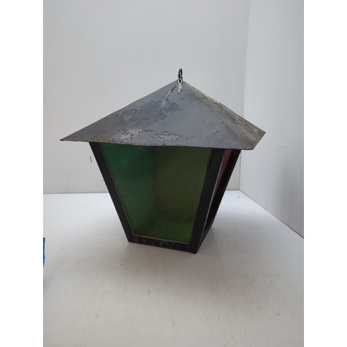 343 - Stained Glass Garden Lantern