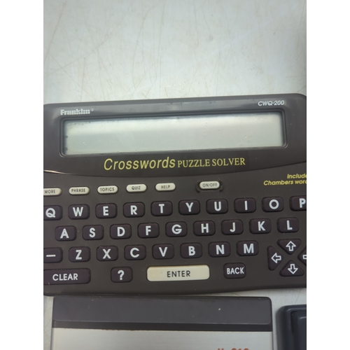 1523 - Lot of 5 Calculators including Casio FX-83WA and J-810