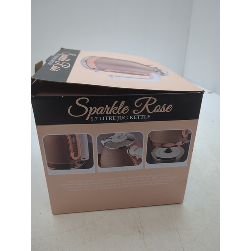 1342 - Sparkle Rose 1.7 Litre Jug Kettle