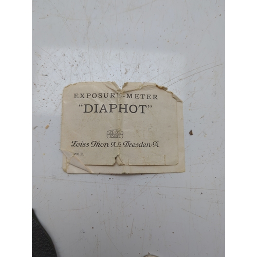 1357 - Zeiss Ikon Diaphot Exposure Meter with Case