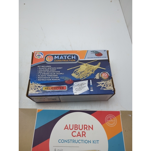 2002 - Selection of Construction Kits including Auburn Car and Solarbot