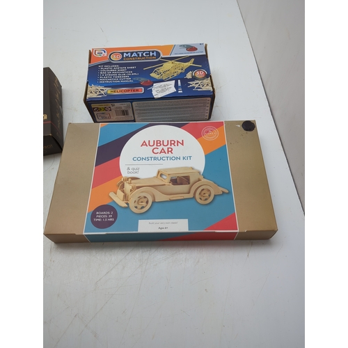 2002 - Selection of Construction Kits including Auburn Car and Solarbot