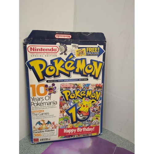Nintendo Pokémon 10th Anniversary Magazine & Poster Collection