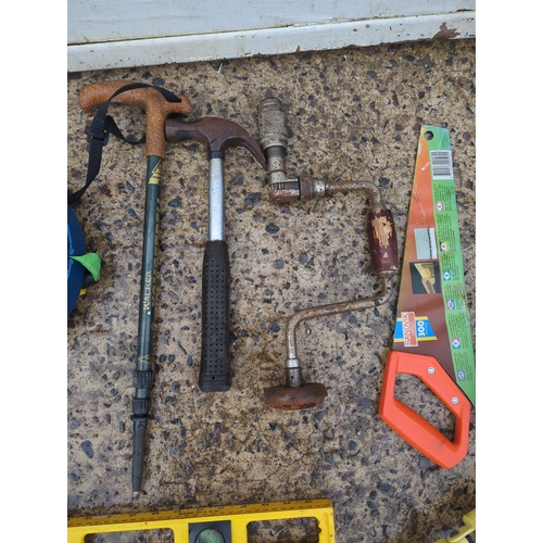 Job lot of tools including Bosch electric drill