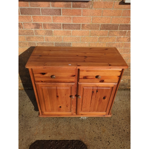 409 - Pine Cabinet with Double Doors