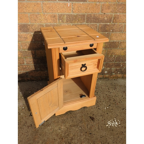 417 - Pine Bedside Cabinet