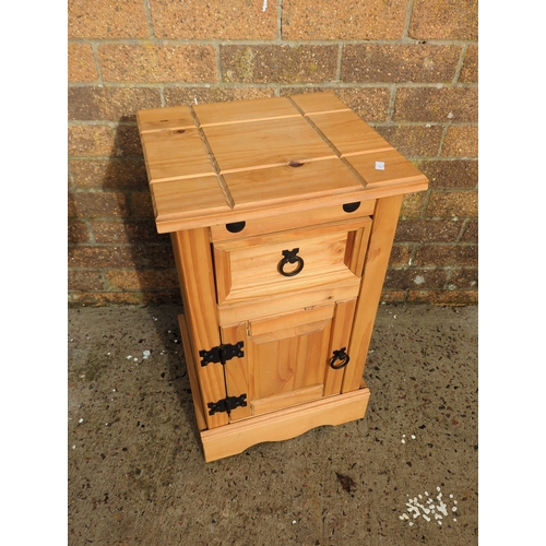 417 - Pine Bedside Cabinet