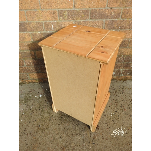 417 - Pine Bedside Cabinet