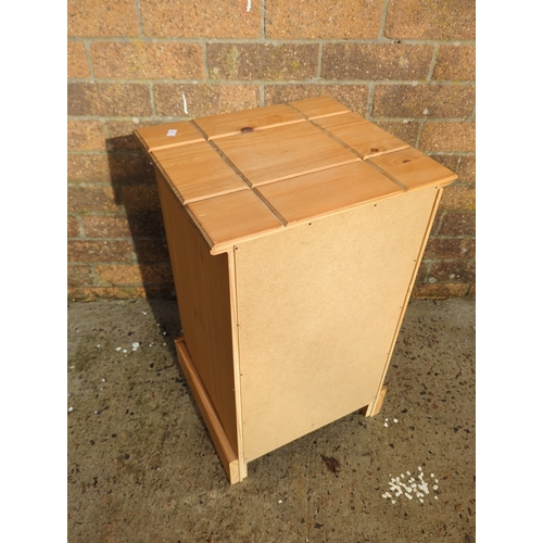 417 - Pine Bedside Cabinet