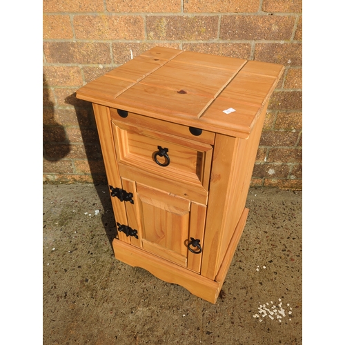 417 - Pine Bedside Cabinet