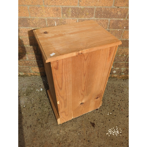 418 - Pine Bedside Cabinet