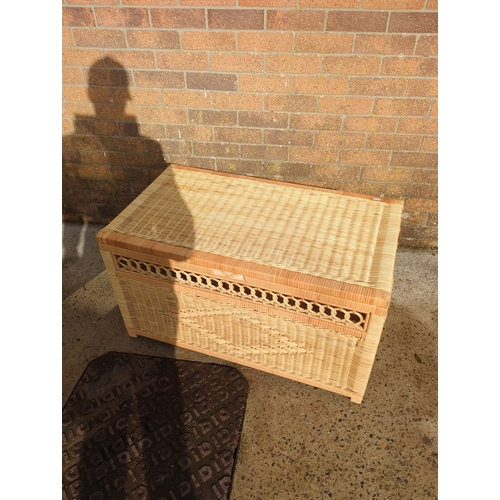422 - Wicker Storage Chest