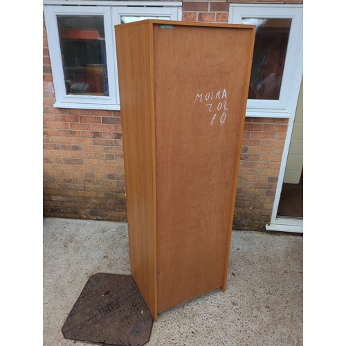 438 - Tall Wooden Wardrobe