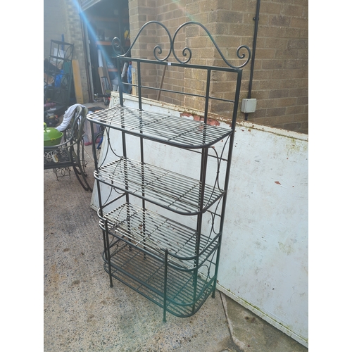 445 - Metal Wire Shelving Unit
