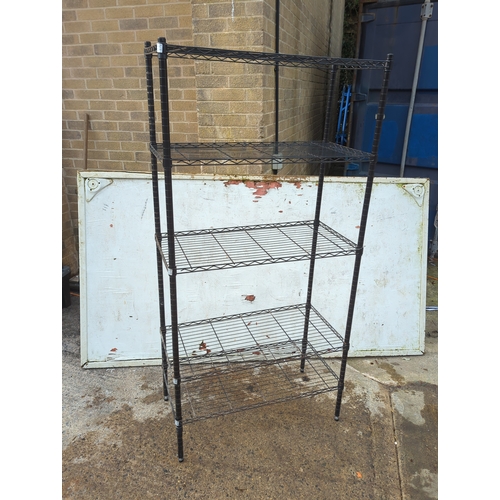 457 - Metal Wire Storage Rack