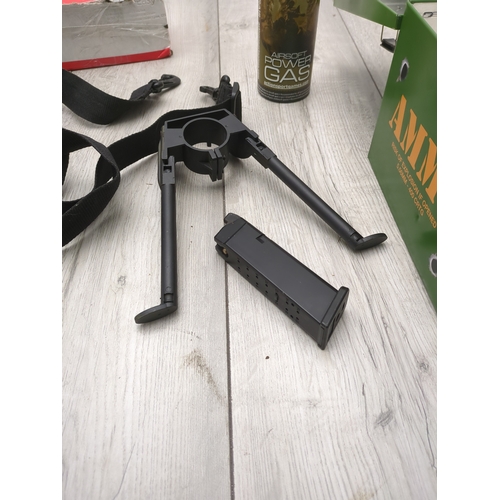 207 - Bundle of Airsoft Equipment including Pistol and Ammo