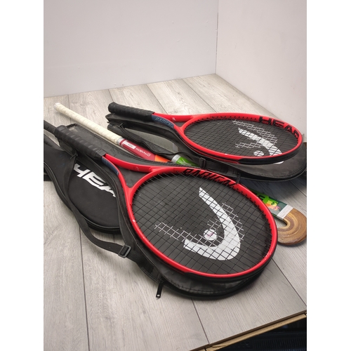 209 - Bundle of Sports Equipment including Slazenger Hockey Sticks