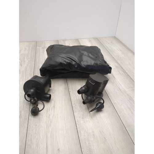 210 - Double Air Bed with HT-418 Battery DC Electric Air Pumps