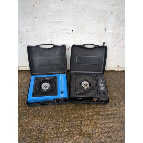 256 - Lot of 2 Butsir Portable Gas Stoves