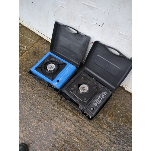 256 - Lot of 2 Butsir Portable Gas Stoves