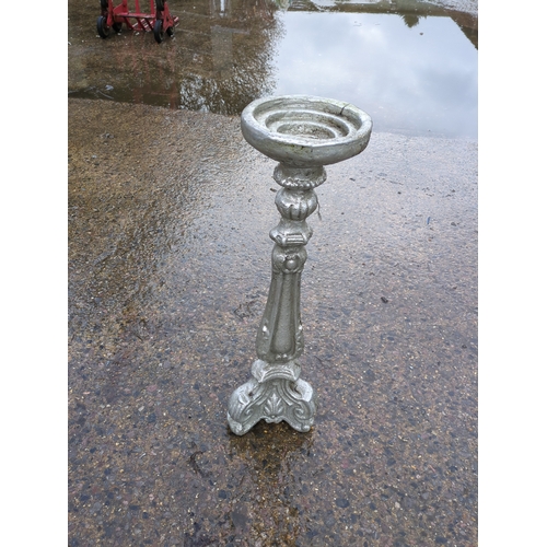 273 - Ornate Plaster Plant Stand