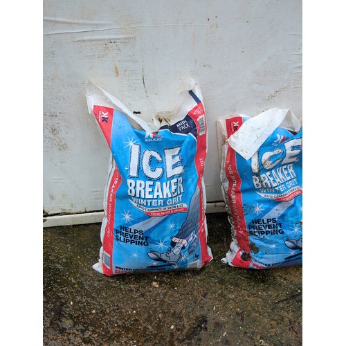 283 - Job lot of winter rock salt including Kelkay Ice Breaker
