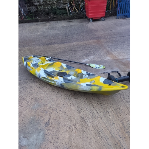 290 - *5% Buyers Premium* Nomad Feelfree Sit-On-Top Kayak with Paddle and Trolley
