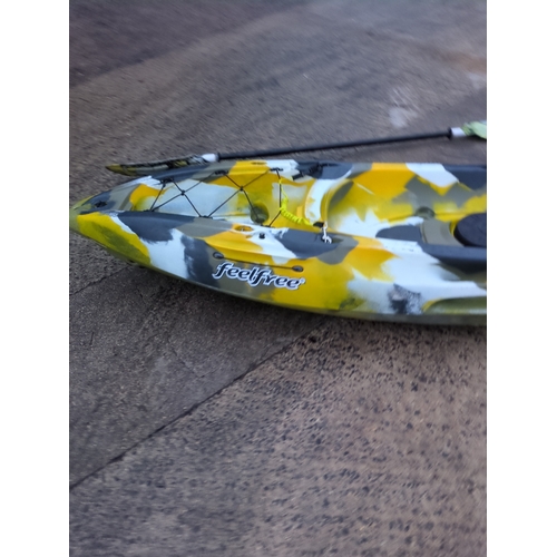 290 - *5% Buyers Premium* Nomad Feelfree Sit-On-Top Kayak with Paddle and Trolley