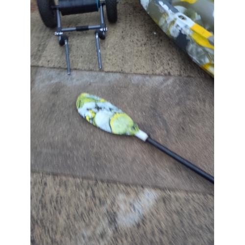 290 - *5% Buyers Premium* Nomad Feelfree Sit-On-Top Kayak with Paddle and Trolley