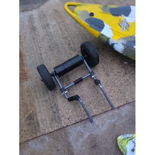 290 - *5% Buyers Premium* Nomad Feelfree Sit-On-Top Kayak with Paddle and Trolley