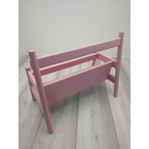 497 - Pink Painted Stool