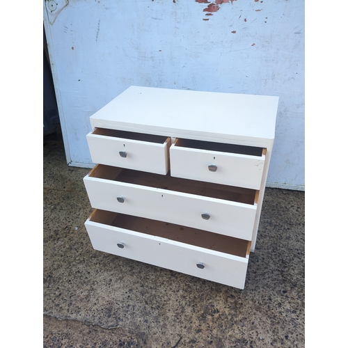 526 - White Chest of Drawers